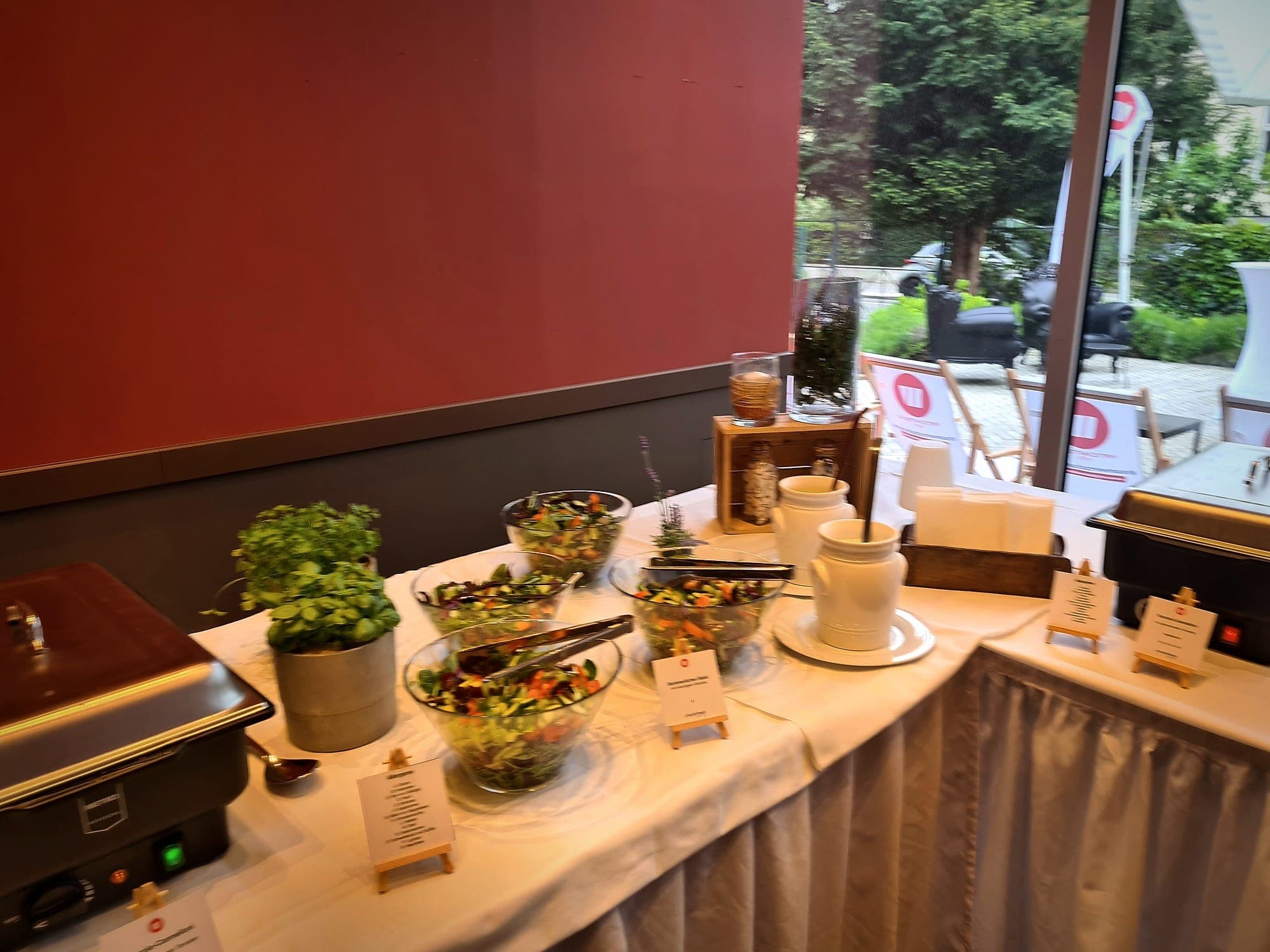 Event-Buffet von charlyfresh im Casino Zögernitz, Wien