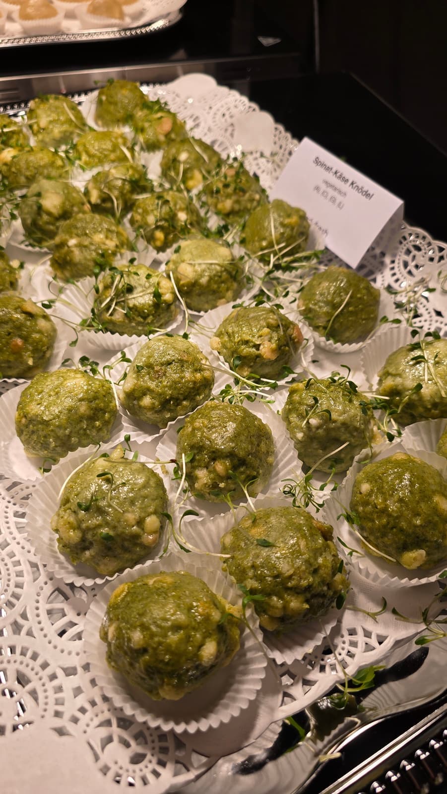 Vegetarische Bällchen als Fingerfood von charlyfresh